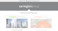 Desktop Screenshot of carringtongroup.co.uk